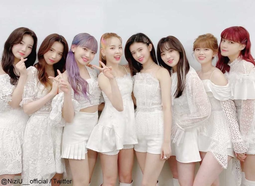 Le groupe NiziU composé de 9 jeunes Japonaises