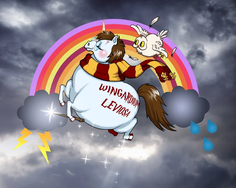 fan art licorne harry potter